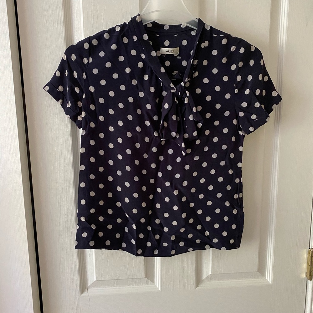 Polka dot blouse